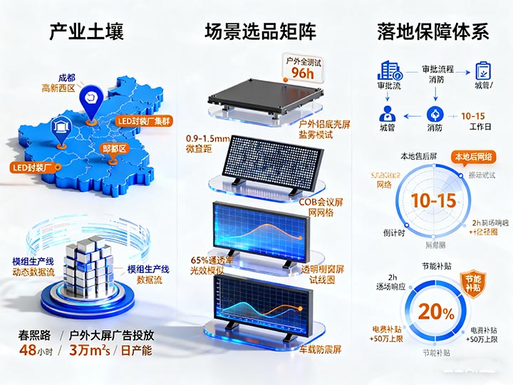 成都LED顯示屏市場全覽:從選品到維護的實用指南
