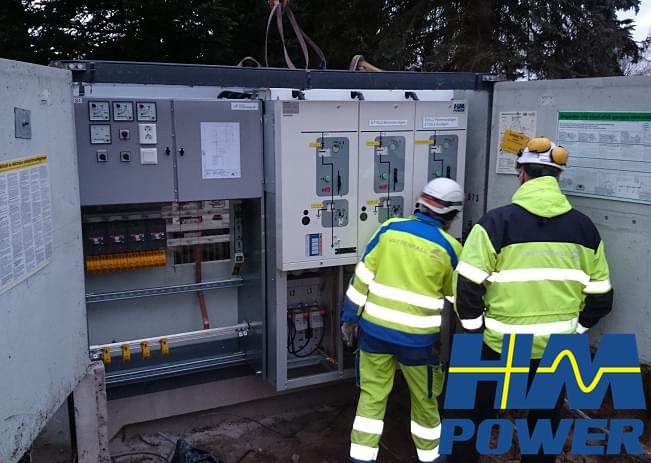 部隊、軍隊專用開閉所，高可靠配電項目