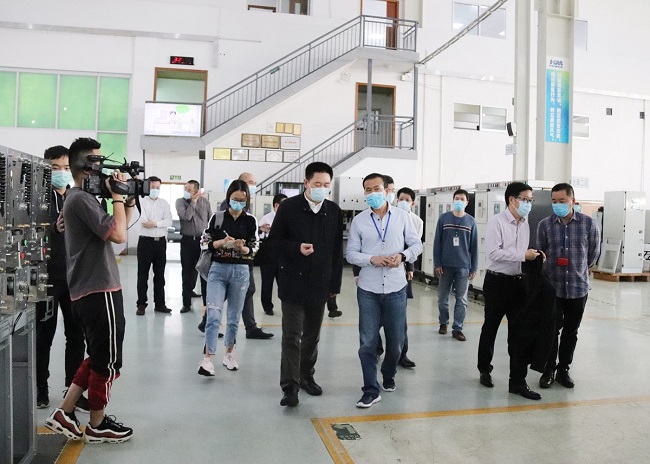 防疫做貢獻(xiàn)，復(fù)工感恩情|佛山市常務(wù)副市長(zhǎng)一行蒞臨我司送溫暖